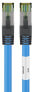 Wentronic 45658 - 0.5 m - Cat8.1 - S/FTP (S-STP) - RJ-45 - RJ-45 - Blue
