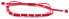 Фото #1 товара Стильный ажурный красный браслет каббала AGB546