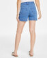 Фото #2 товара Women's Rhinestone Denim Shorts, Created for Macy's