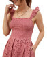 ფოტო #2 პროდუქტის Women's Kadiri Shirred Midi Dress