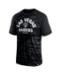 ფოტო #3 პროდუქტის Men's Black Las Vegas Raiders Hail Mary Raglan T-shirt