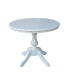 Фото #1 товара 36" Round Top Pedestal Table with 12" Leaf