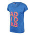 Child's Short Sleeve T-Shirt Adidas Young Ling Blue