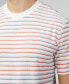 ფოტო #2 პროდუქტის Men's Loopback Stripe Short Sleeve T-shirt