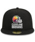 Men's Black Cleveland Browns 2023 NFL Crucial Catch 59FIFTY Fitted Hat