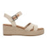 Фото #2 товара TOMS Audrey Espadrille Wedge Womens Off White Casual Sandals 10020758T-101