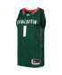 Men's Number 1 Green Miami Hurricanes Swingman Basketball Jersey