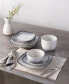 Colorscapes Layers 12 Piece Square Dinnerware Set