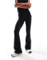 Фото #3 товара ASOS 4505 soft touch slim kick flare with ruched waist in black