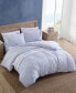 Фото #2 товара Beaux Stripe Cotton Reversible Duvet Cover, Full/Queen