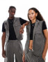 Фото #1 товара Reclaimed Vintage unisex genderless waistcoat in grey