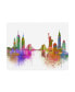 Фото #1 товара Fab Funky New York Skyline Rainbow Bright Canvas Art - 36.5" x 48"