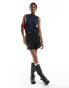 Фото #4 товара COLLUSION ribbed turtle neck knitted tank in navy