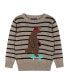 ფოტო #1 პროდუქტის Toddler/Child Boys Skateboarding Bear Sweater