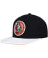 Фото #1 товара Men's Black, White Boston Celtics Hardwood Classics Wear Away Visor Snapback Hat
