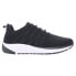 Фото #1 товара Propet Tour Knit Lace Up Mens Black Sneakers Casual Shoes MAA252MBLK
