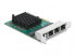 Фото #6 товара Delock 89025 - Internal - Wired - PCI Express - Ethernet - 1000 Mbit/s - Black - Green - Metallic