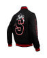 ფოტო #4 პროდუქტის Men's Sylvester Black Looney Tunes Varsity Full-Zip Jacket