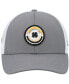 Фото #3 товара Men's Gray, White Wichita State Shockers Motto Trucker Snapback Hat