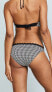 Фото #3 товара Shoshanna 261355 Women Gingham Bikini Bottom Swimwear White/Black Size Small