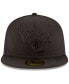 Фото #3 товара Jacksonville Jaguars Chase Black on Black 59Fifty Fitted Cap