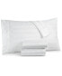 Фото #1 товара 1.5" Stripe 550 Thread Count 100% Cotton 17" Fitted Sheet, Twin XL, Created for Macy's