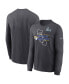 Фото #2 товара Men's Anthracite Los Angeles Rams Super Bowl LVI Champions Hometown Long Sleeve T-shirt