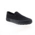 Lugz Delta MDELTC-0055 Mens Black Canvas Slip On Lifestyle Sneakers Shoes