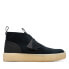 Фото #1 товара Clarks Desert Cup 26167868 Mens Black Suede Lace Up Chukkas Boots