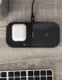 OUR PURE PLANET Wireless Duel Charging Pad 15W - Indoor - DC - 12 V - Wireless charging - 1 m - Black