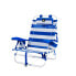 Фото #1 товара Пляжный стул Синий Белый 62 x 62 x 74 cm