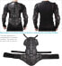 Фото #15 товара Body Protection Motorcycle Jacket Guard, Motorcycle Motorcross Armour, Racing Clothing, Protection Gear
