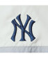 Women's Navy New York Yankees Colorblock Track Raglan Full-Zip Jacket