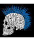 ფოტო #2 პროდუქტის Men's Word Art - Punk Mohawk Long Sleeve T-Shirt