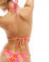 Фото #4 товара Kulani Kinis sugar rush halter bralet bikini top in multi floral print