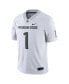 Фото #2 товара Men's #1 White Michigan State Spartans Football Game Jersey