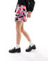 Aapee by A Bathing Ape camo sherpa mini skirt in pink