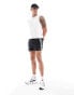 Фото #8 товара adidas Swim 3 stripe shorts in black