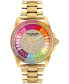 ფოტო #1 პროდუქტის Women's Greyson Rainbow Gold-Tone Stainless Steel Watch 36mm
