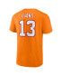 Фото #4 товара Men's Mike Evans Orange Tampa Bay Buccaneers Throwback Player Icon Name and Number T-shirt