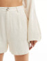 Фото #4 товара Stradivarius linen look short in natural