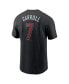 Фото #3 товара Men's Corbin Carroll Black Arizona Diamondbacks 2024 Fuse Name and Number T-shirt