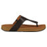 ფოტო #2 პროდუქტის FITFLOP Iqushion Leather Toe-Post sandals