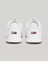 Tommy Jeans Mid logo trainers in White