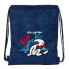 Фото #1 товара Сумка-рюкзак на веревках El Niño Paradise Тёмно Синий 35 x 40 x 1 cm