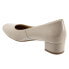 Фото #5 товара Trotters Dream T2302-256 Womens Beige Narrow Leather Pumps Heels Shoes