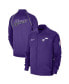 ფოტო #1 პროდუქტის Men's Purple Utah Jazz 2023/24 City Edition Authentic Showtime Performance Raglan Full-Zip Jacket