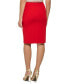 Фото #2 товара Petite Asymmetrical Pencil Skirt, Created for Macy's