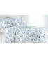 Фото #3 товара Forget Me Not Cotton Reversible 3 Piece Duvet Cover Set, Twin/Twin XL