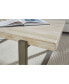 Ariela Travertine Occasional End Table